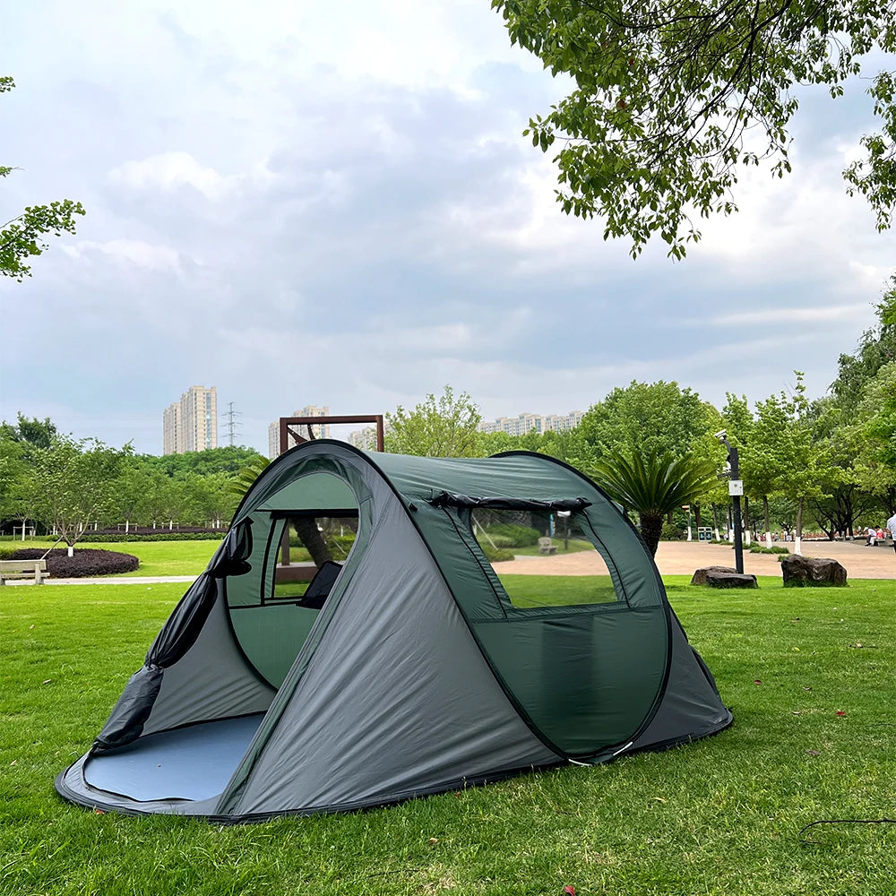 Spacious Waterproof Pop-Up Tent for 5-8 People | Quick Open Design