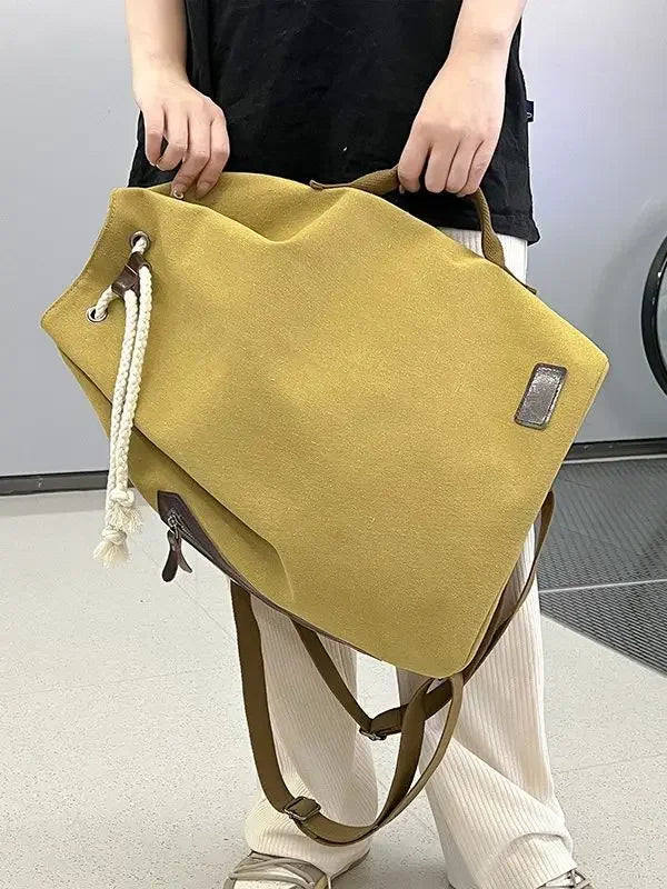 Retro Canvas Backpack Shoulder Bag | Stylish & Functional Gear