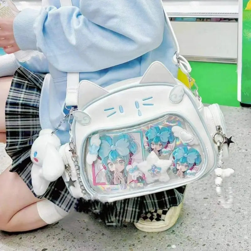 Cute Solid Black Ita Bag | Stylish Women's Everyday Backpack