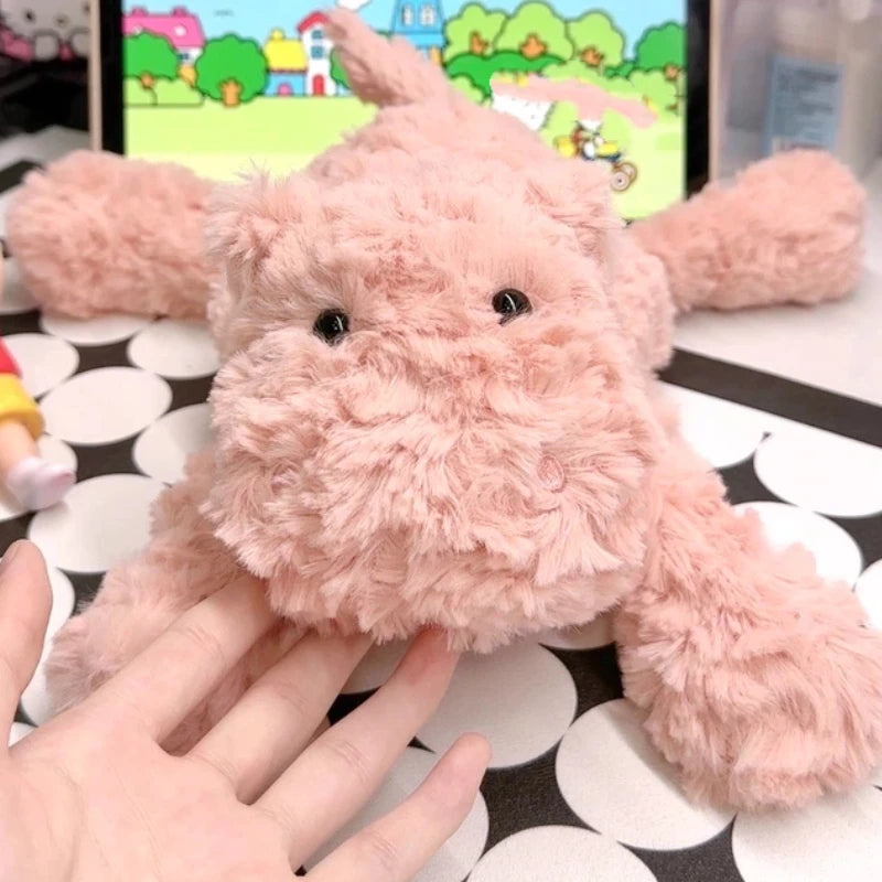 Hippopotamus Plush Toy Soft Stuffed Hippo Sleeping Doll Gift