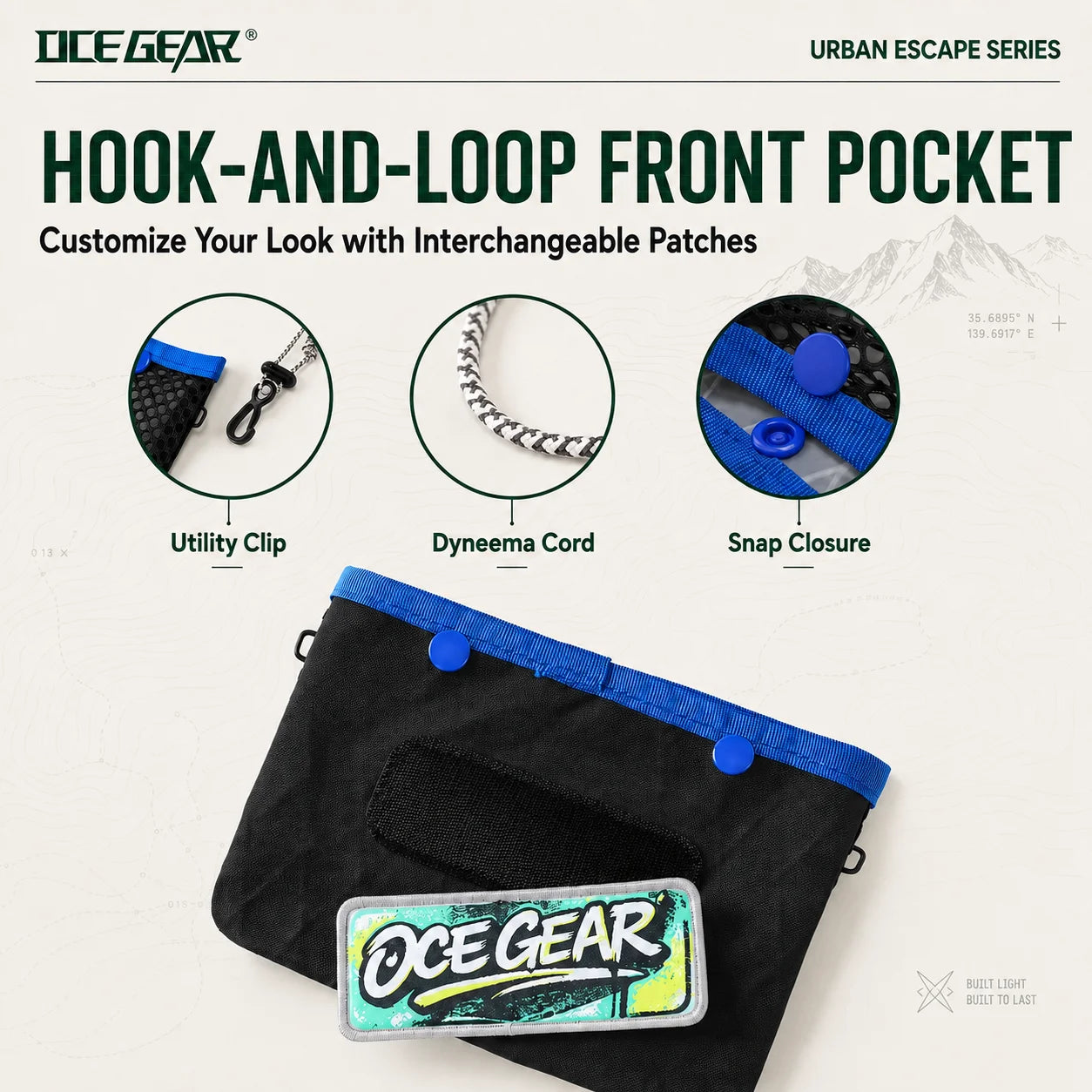 Ultralight Waterproof Crossbody Bag | Perfect for Hiking & Camping