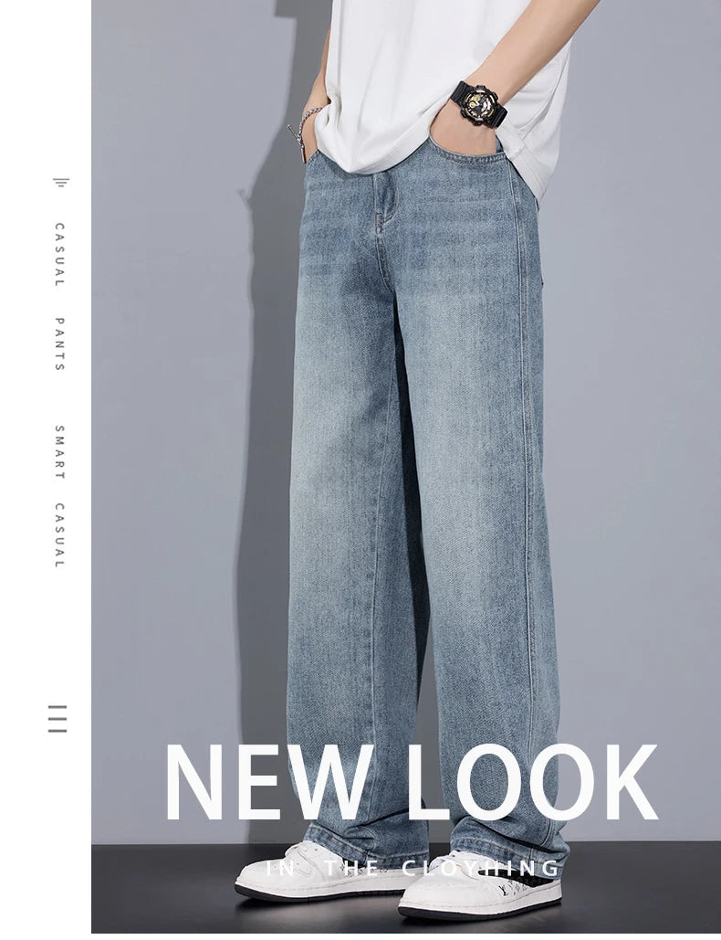 Men's Loose Vintage Casual Straight Jeans | Effortless Style