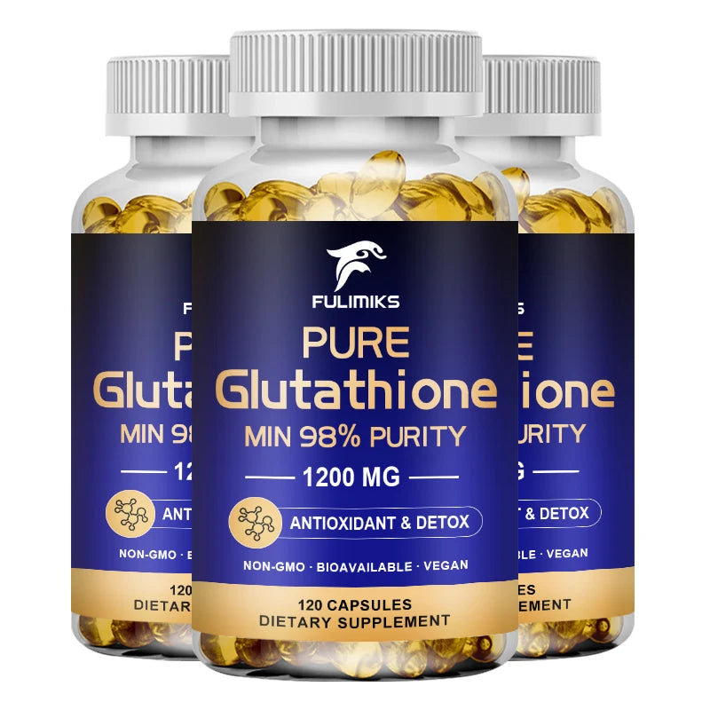 Pure Glutathione Capsules | Support Detox, Antioxidant & Anti-Aging