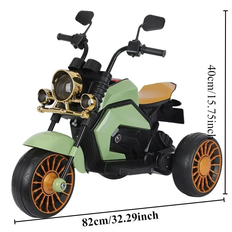 Kids Electric Motorcycle Toy | Safe Ride-On with Music & Lights