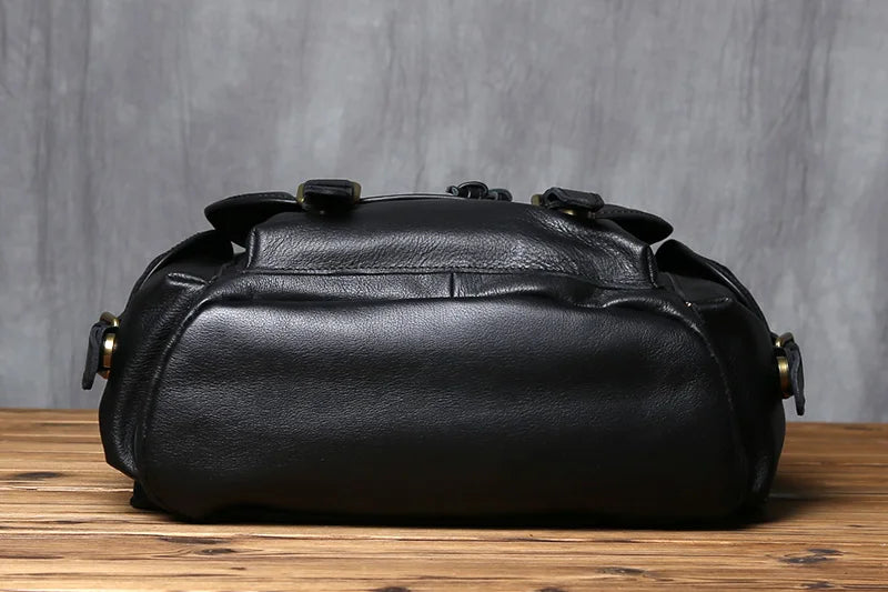 Men's Casual Leather Backpack | Large Capacity & Stylish Design