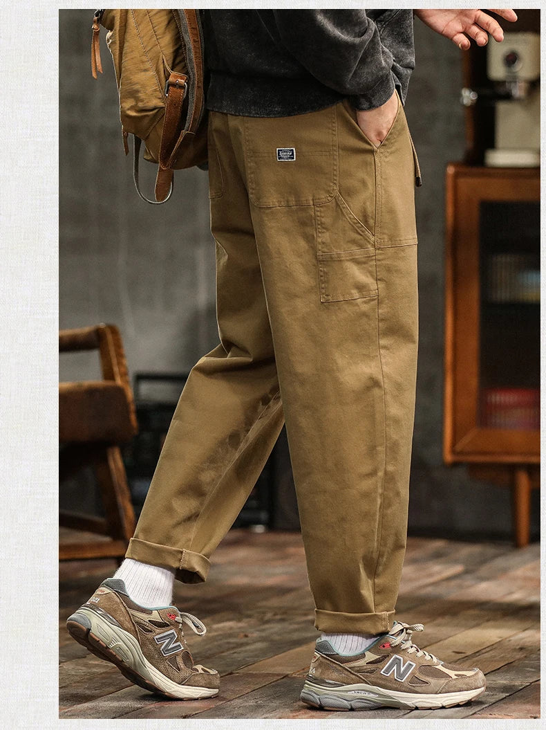Men's Casual Cargo Pants | Comfortable Loose Fit Joggers