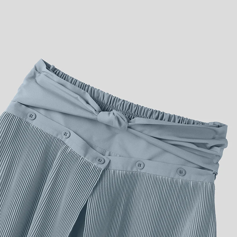 Men's Stylish Wide Leg Joggers | Casual Patchwork Pants 2026