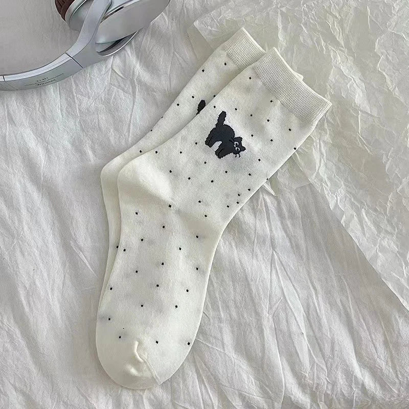 Calcetines de animales de gato de dibujos animados lindos Kawaii para mujer | Cómodos y con estilo