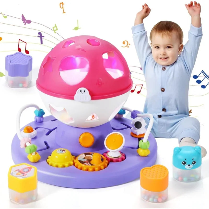 Light Up Baby Toys | Engaging Montessori Shape Sorter for Play