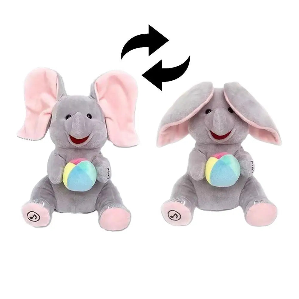 Interactive Elephant Plush Toy | Musical Baby Soothing Companion