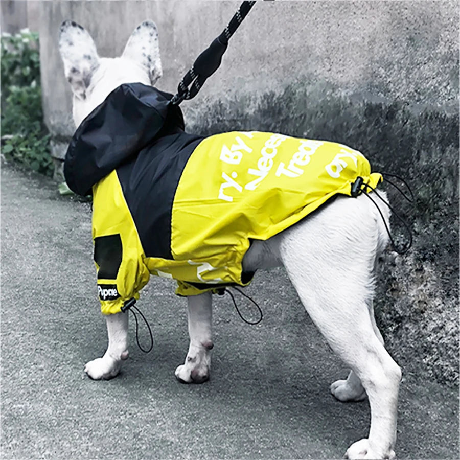 Chubasquero Impermeable para Perros | Chaqueta Exterior Reflectoras con Capucha