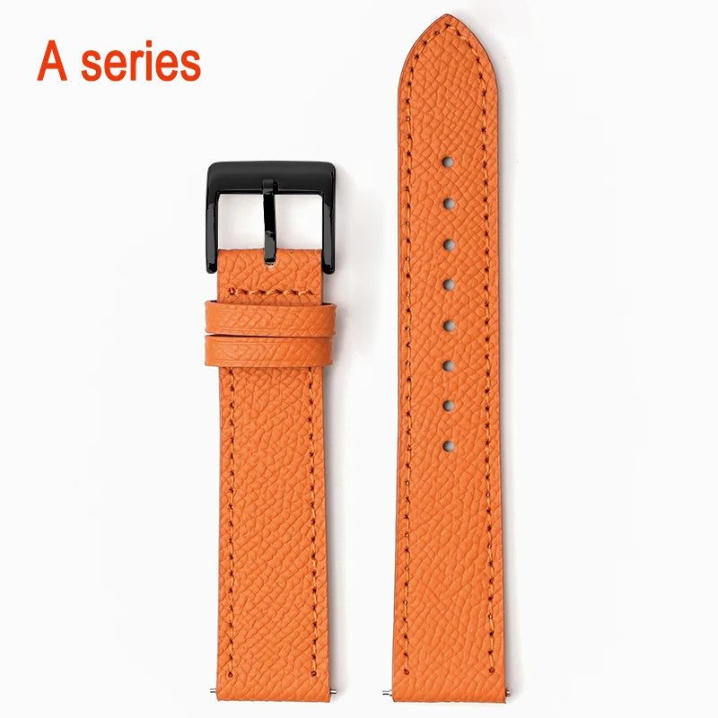 Calfskin Leather Watch Strap | Quick Release, Handmade Design