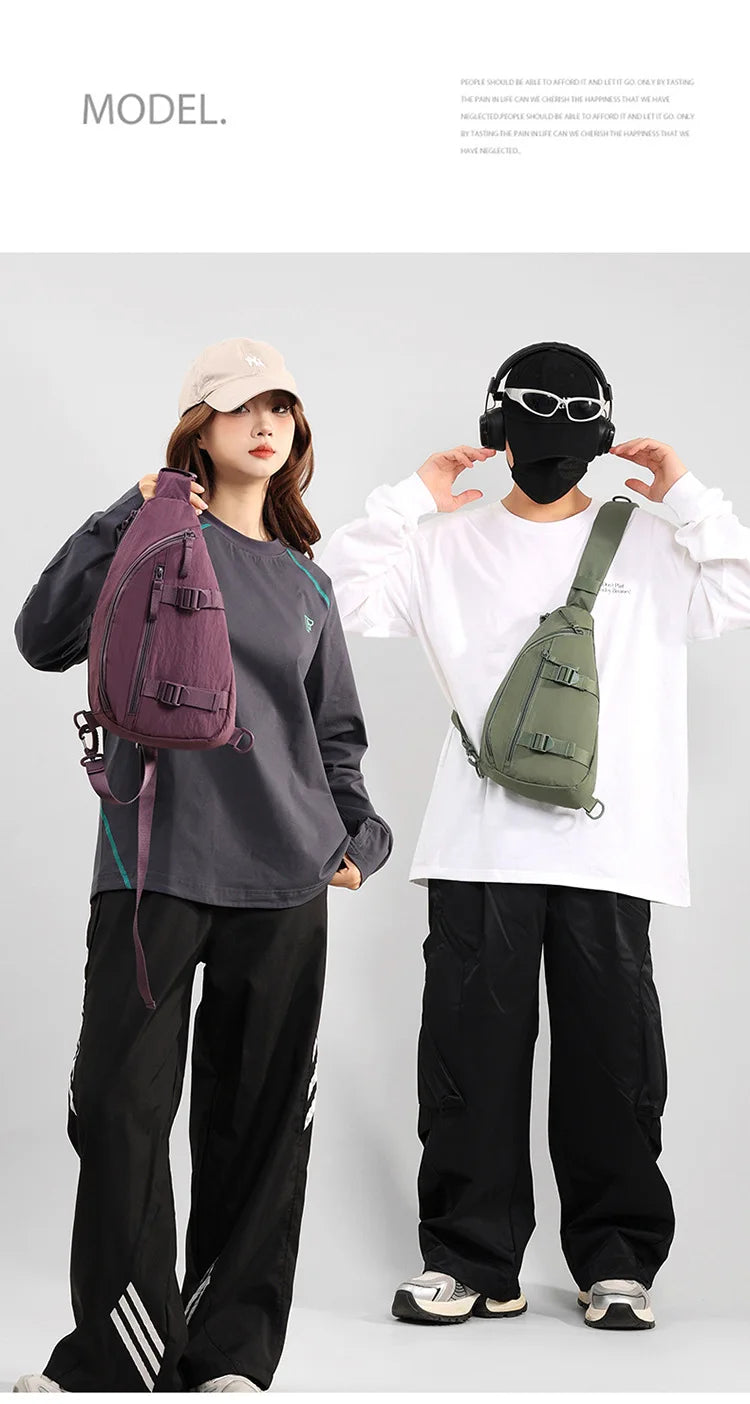 Multifunctional Lightweight Chest Bag for Casual Travel & Sports