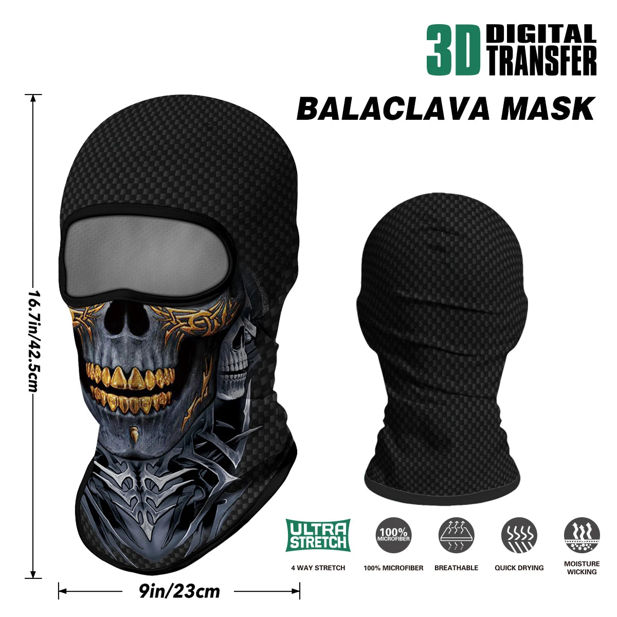 Unisex Full Face Balaclava Motorcycle Mask | Summer Sun Protection