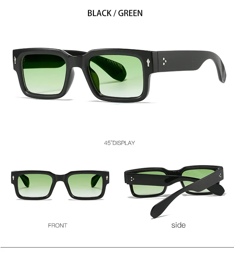 Stylish Rivet Sunglasses | Retro UV400 Eyewear for Everyone