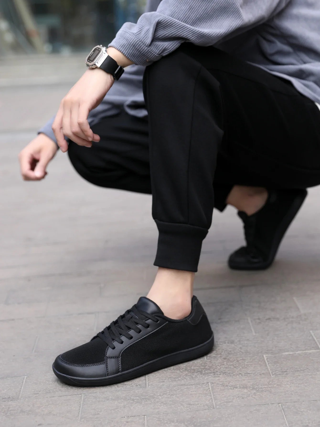 Men's Barefoot Wide Toe Box Walking Shoes Extra Width Minimalist Shoes Breathable Zero Drop Comfortable Shoes Fashion Sneakers