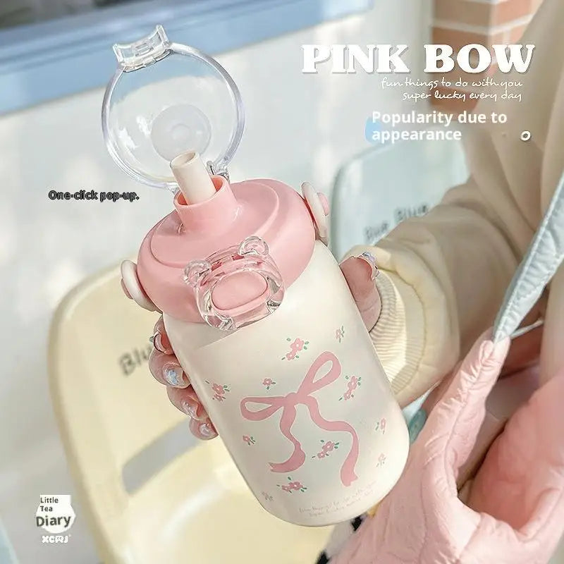 Cute Portable Stainless Steel Thermos Cup for Kids | Durable Drinkware