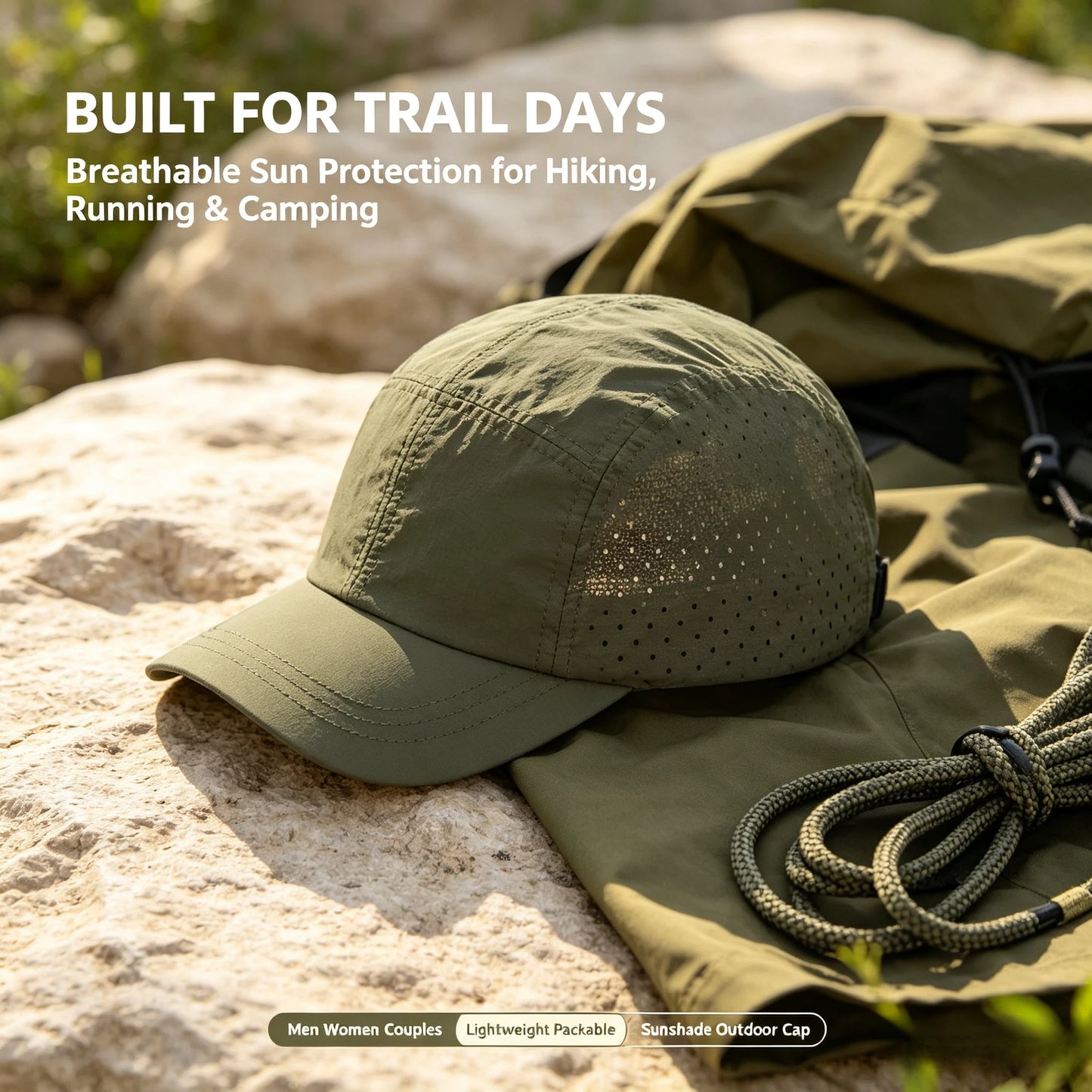 Unisex Quick-Dry UV Sun Hat | Lightweight Outdoor Cap for All