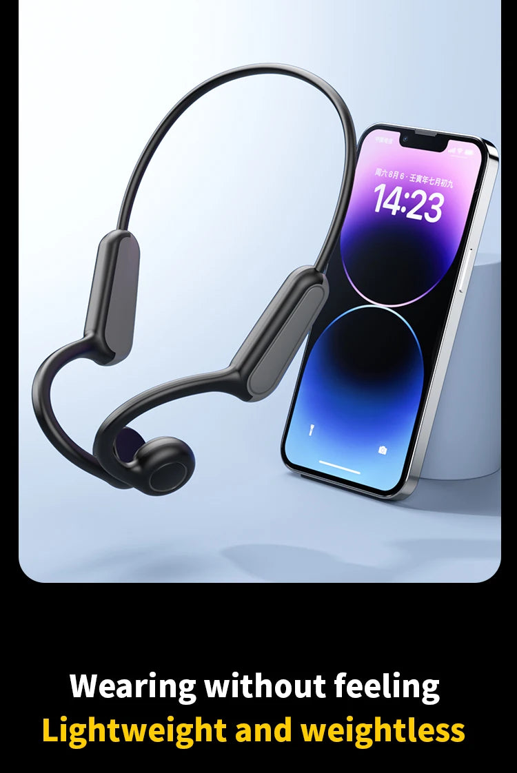 Waterproof Bone Conduction Earphones | Bluetooth Sports Headphones