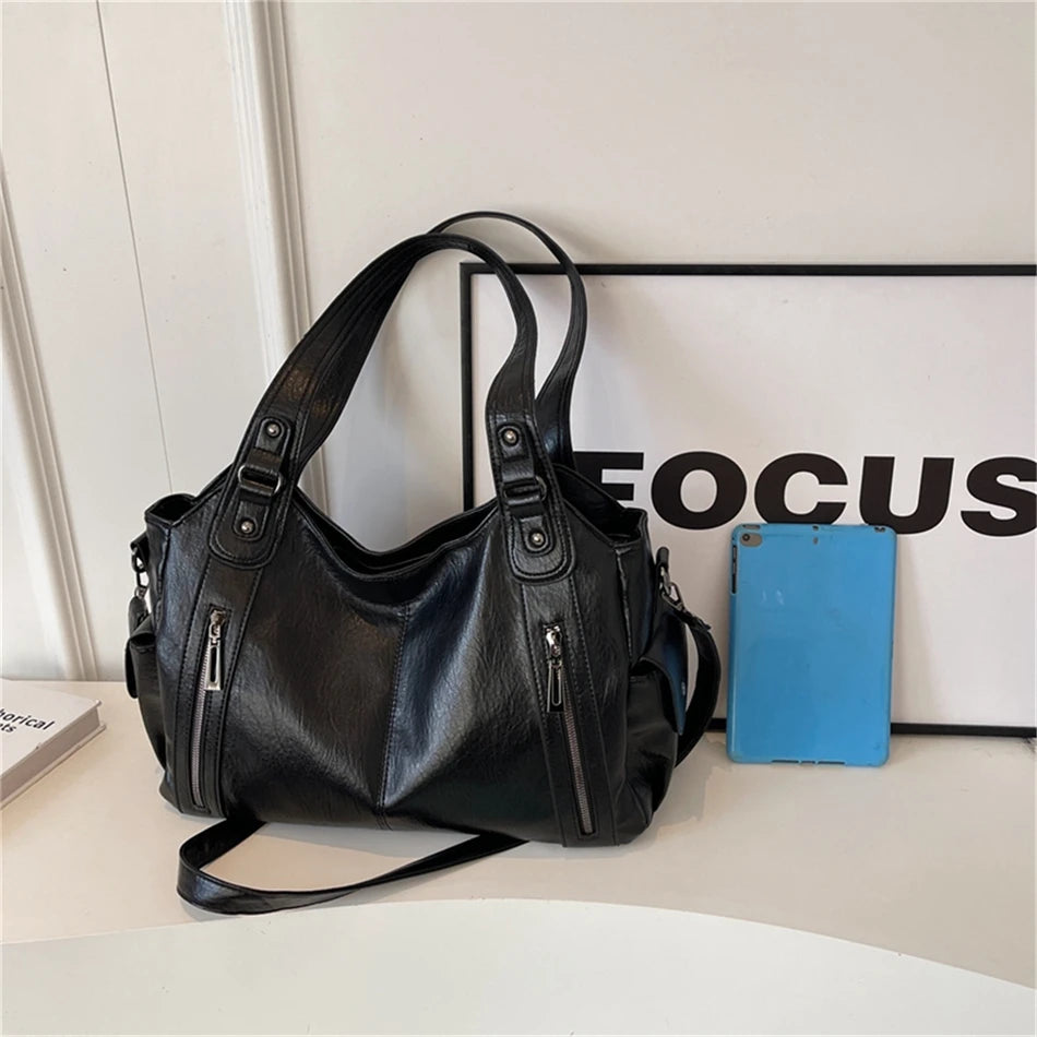 Stylish Large Capacity Shoulder Handbag | Versatile Tote Bag for Women