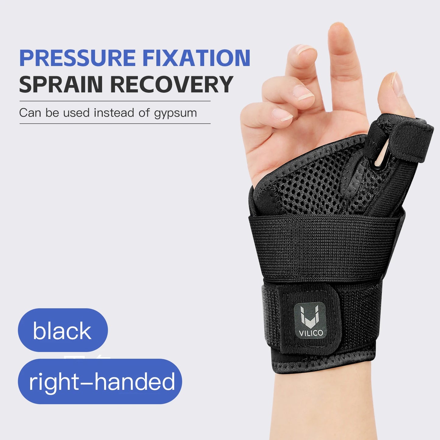 Adjustable Flexible Splint Wrist Thumb Support Brace for Pain Relief