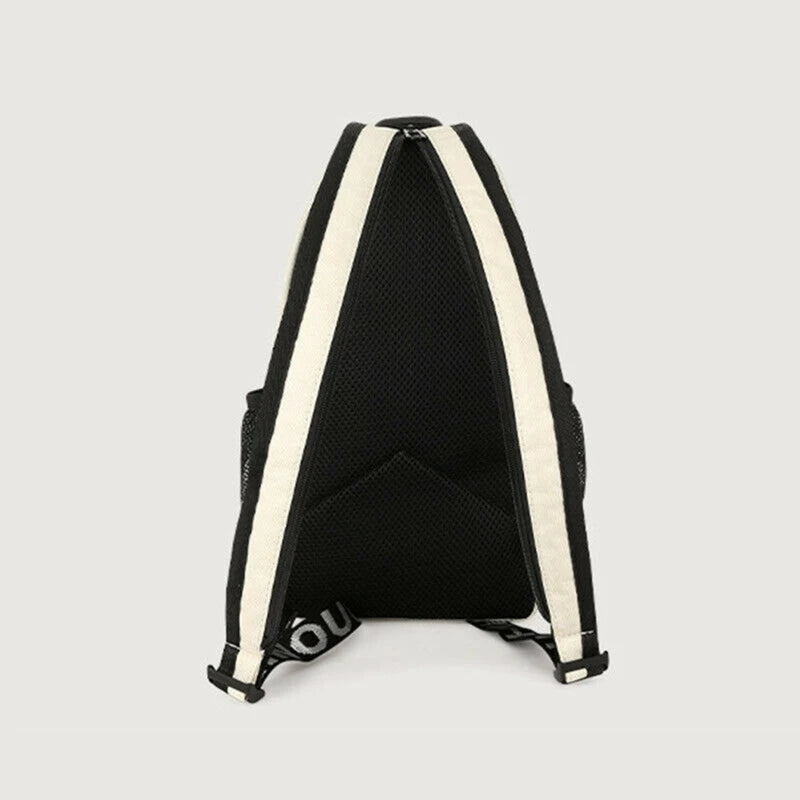 Women's Solid Color Chest Bag | Multi-Function Zipper Shoulder Bag