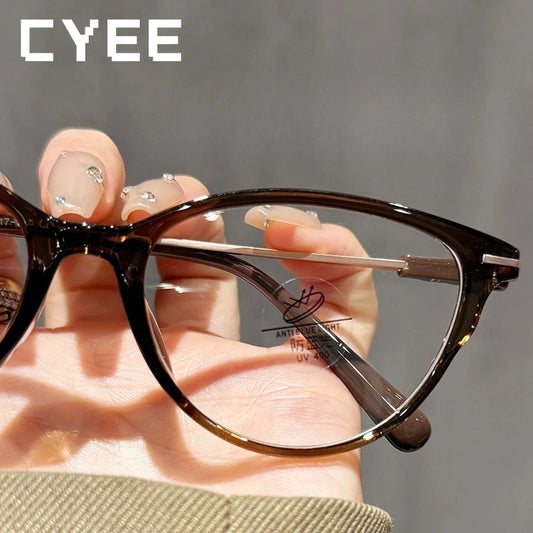 Gafas chic de ojo de gato para mujer con filtro de luz azul | Aptas para graduar