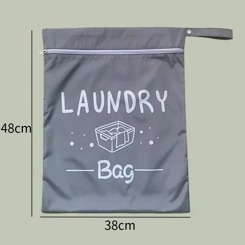 Waterproof Reusable Laundry Bags with Zip | Perfect for Travel & Fitness