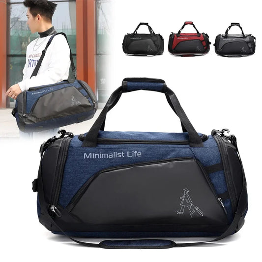 Waterproof Nylon Gym Bag | Perfect for Fitness & Travel