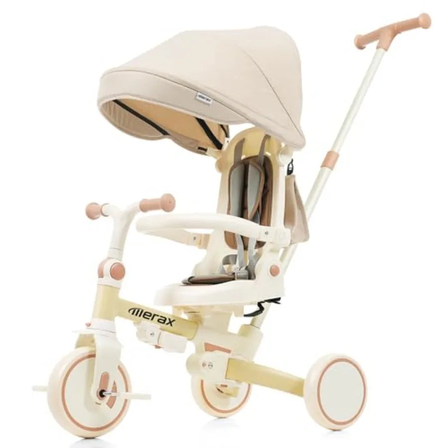 7 in 1 Baby Tricycle Stroller | Adjustable, Rotatable & Versatile