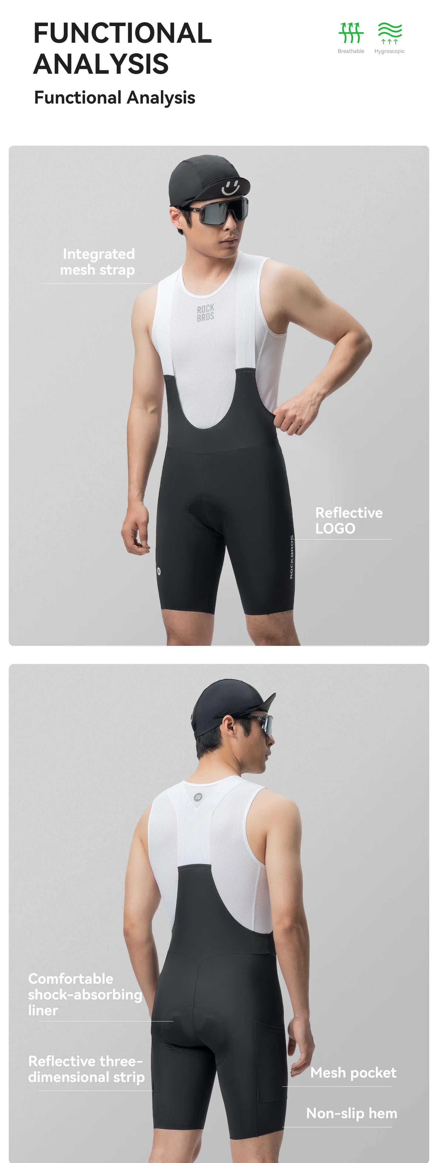 Breathable Cycling Bib Shorts for Men & Women | Padded Comfort