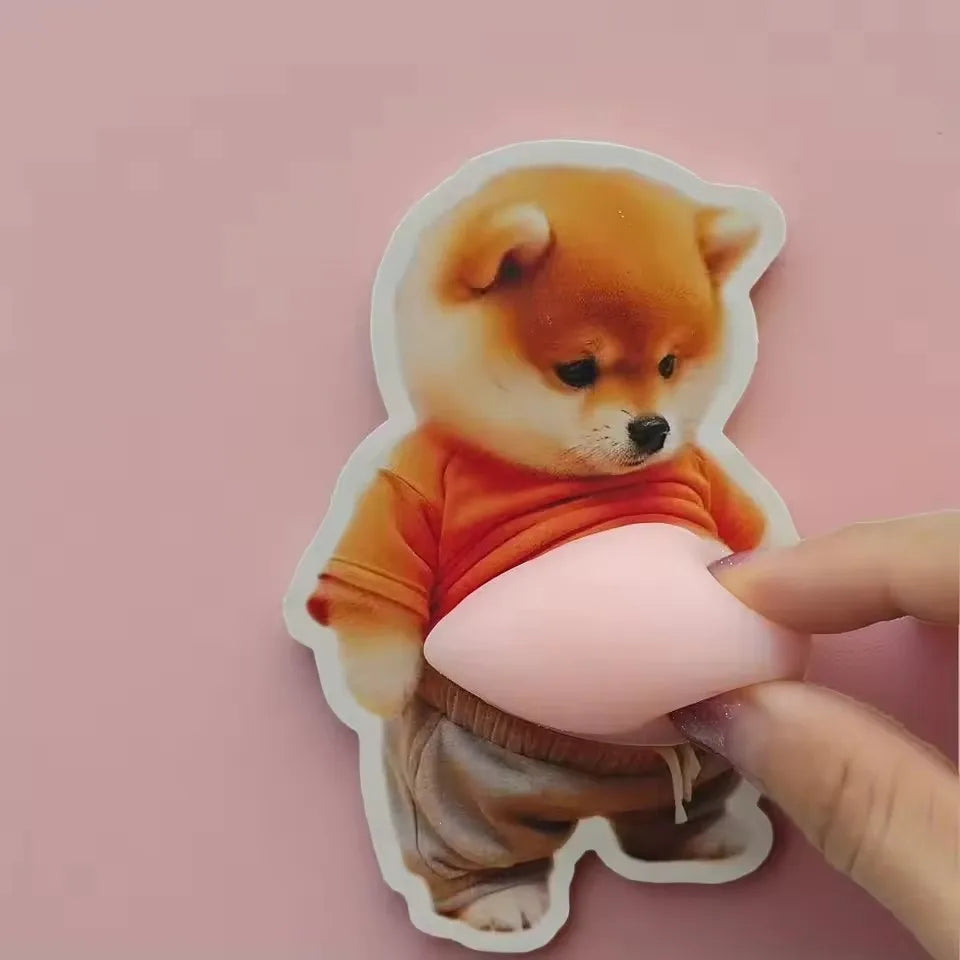 Cute 3D Puppy Squeezeable Phone Case Decoration | Kids Party Favor