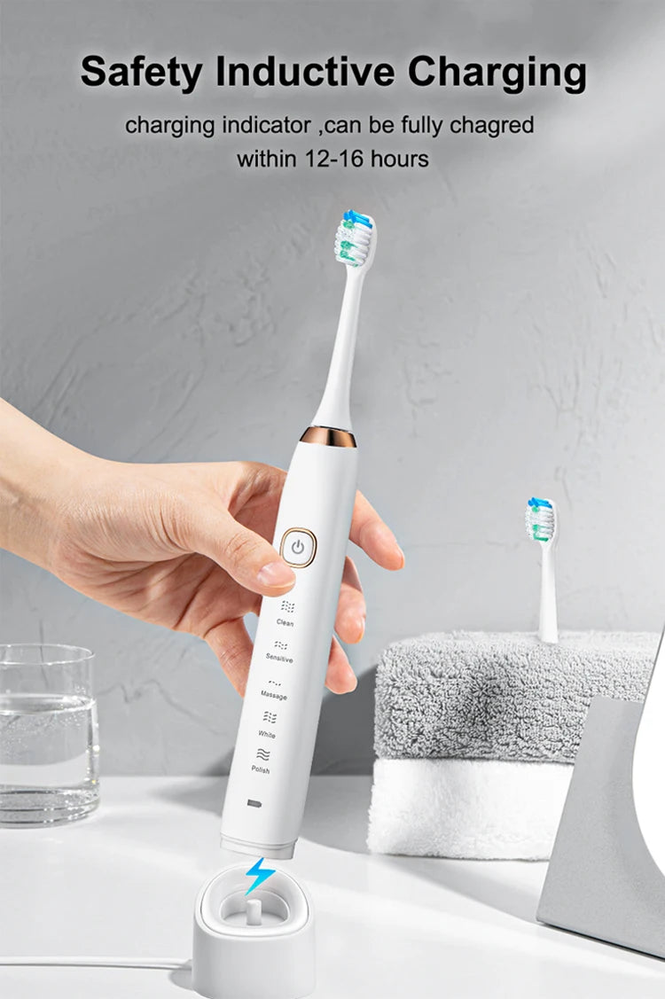 Smart Sonic Electric Toothbrush for Effective Teeth Whitening