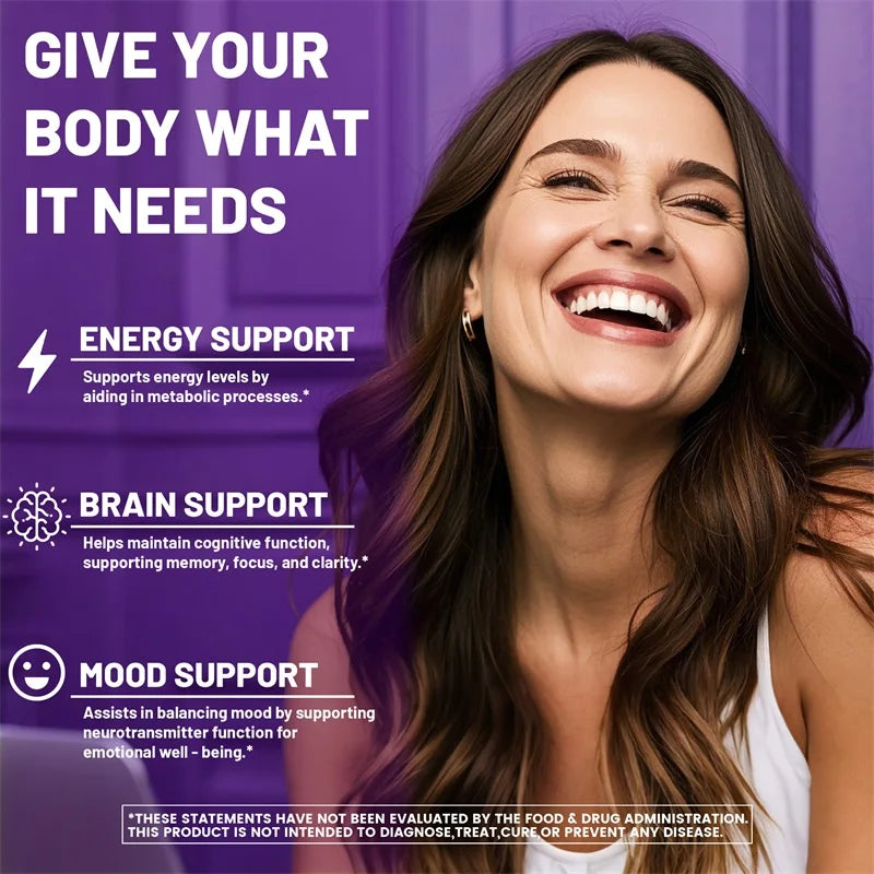 5-MTHF Methylfolate Supplement for Energy and Cognitive Support