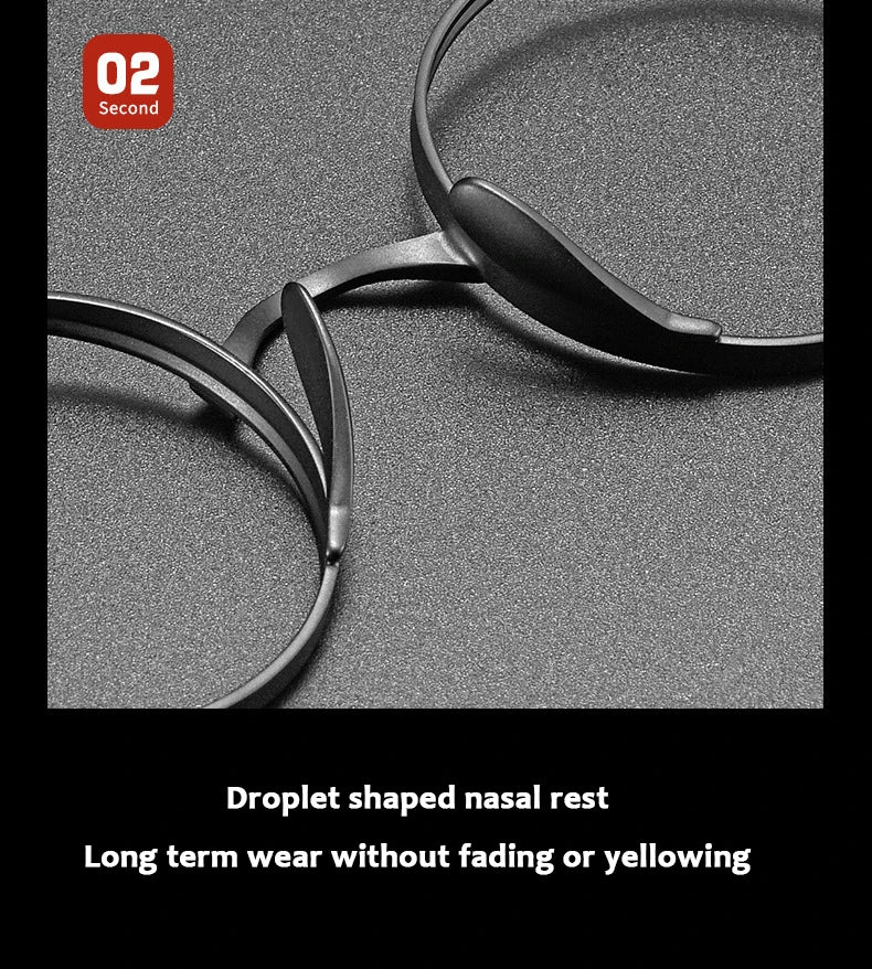 Ultra-Light Titanium Round Glasses Frames | Retro Unisex Eyewear