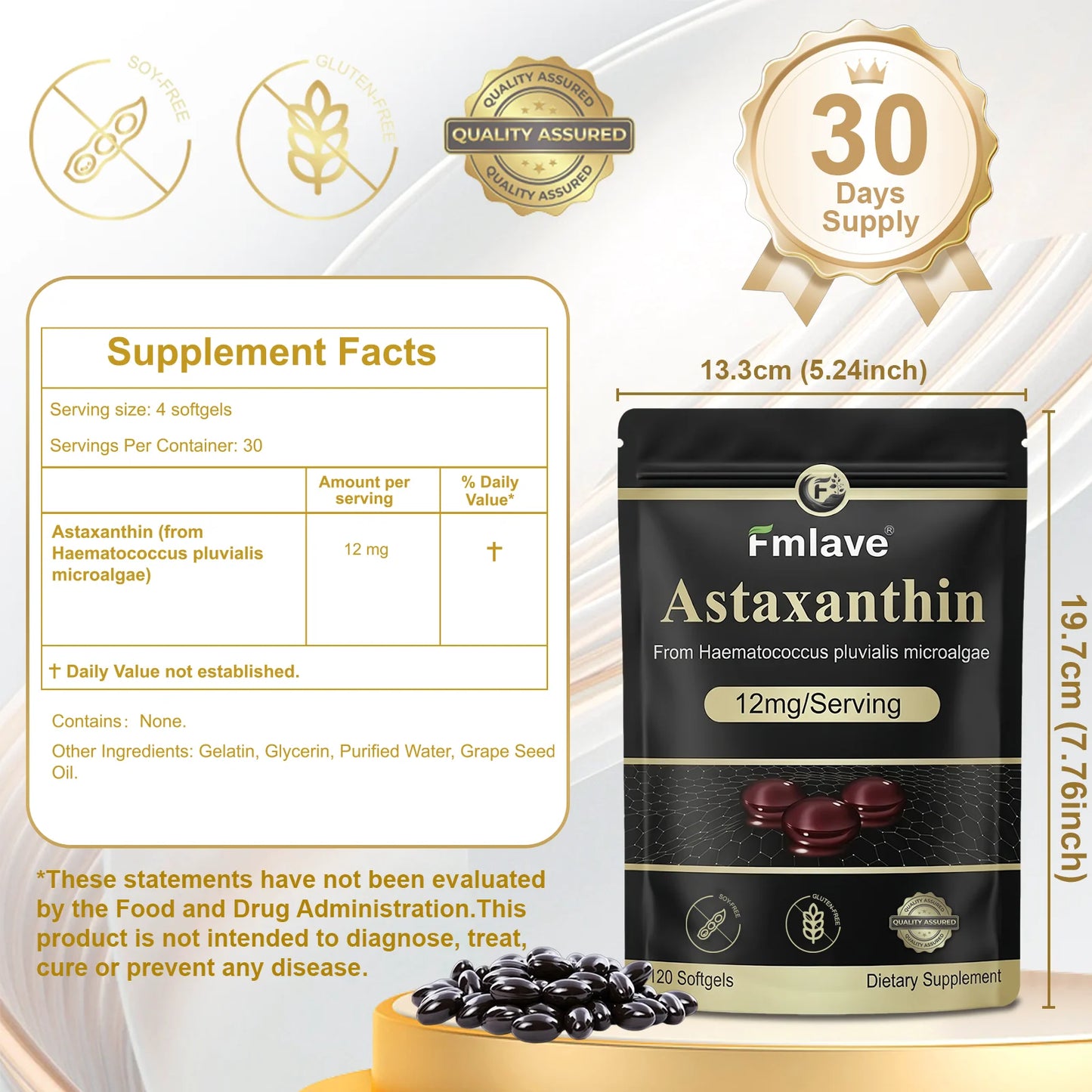 Premium Astaxanthin Supplement | Natural Antioxidant for Health