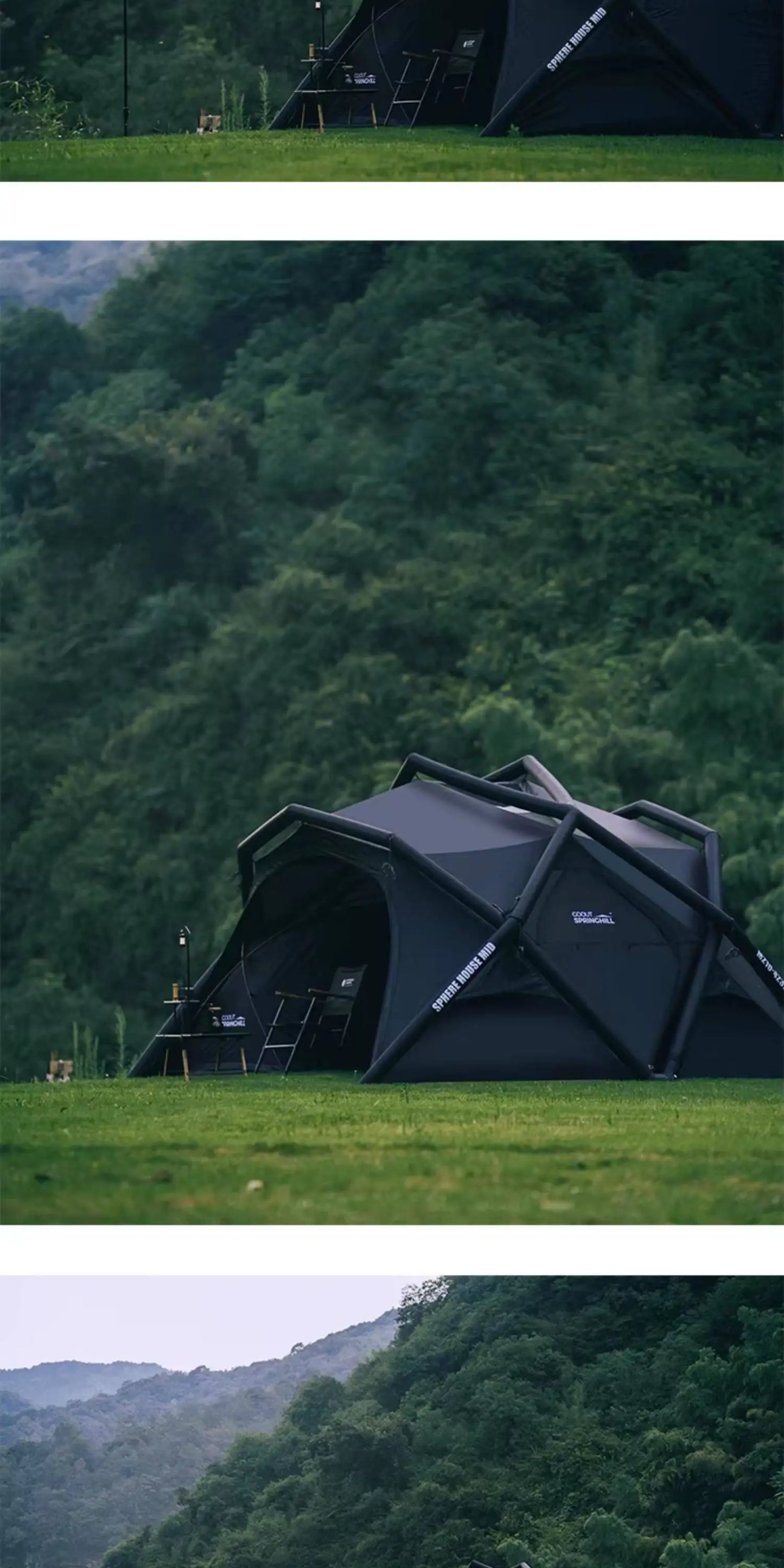 Portable Inflatable Ball Tent for Outdoor Camping | Heavy Rain Shelter