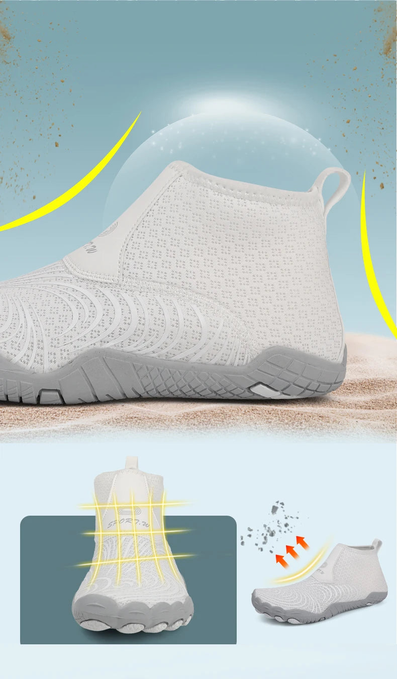 High Top Water Shoes | Versatile Diving, Swimming & Yoga Footwear