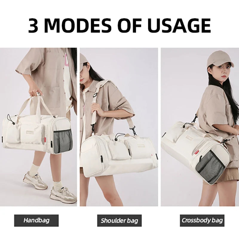 Large Travel Gym Duffel Bag | Versatile Sports & Yoga Handbag