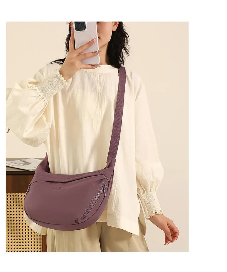 Trendy Women's Soft Cloth Shoulder Bag | Casual Crossbody Handbags
