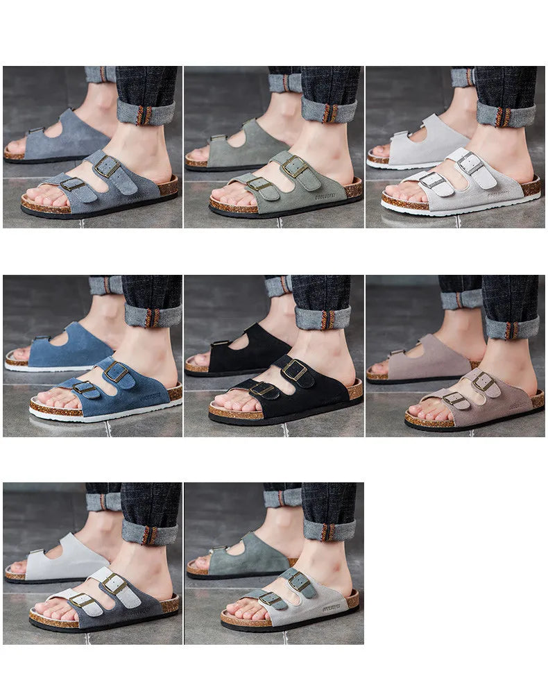 Summer Women's Casual Cork Slippers | Stylish Outdoor Slides