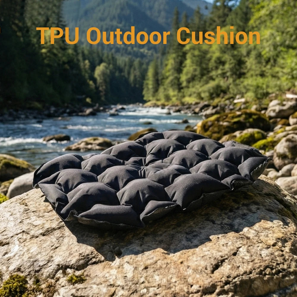 Portable Compact Inflatable Mattress for Outdoor Comfort