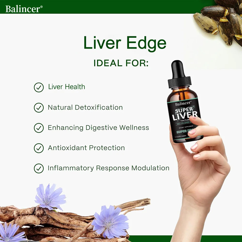 All-Natural Liver Support Liquid Drops with Milk Thistle