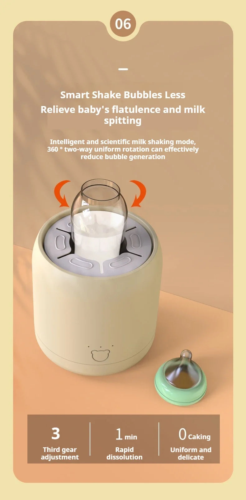 USB Smart Electric Milk Powder Mixer | Effortless Formula Maker