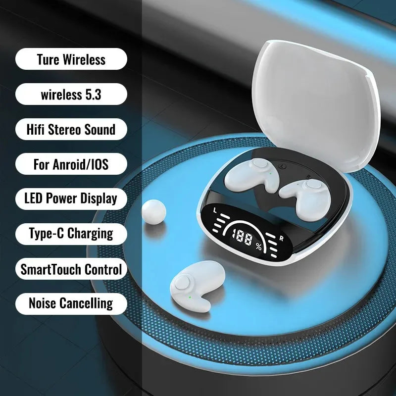 Bluetooth 5.3 AI Translation Earphones | HiFi Noise Reduction Headphones