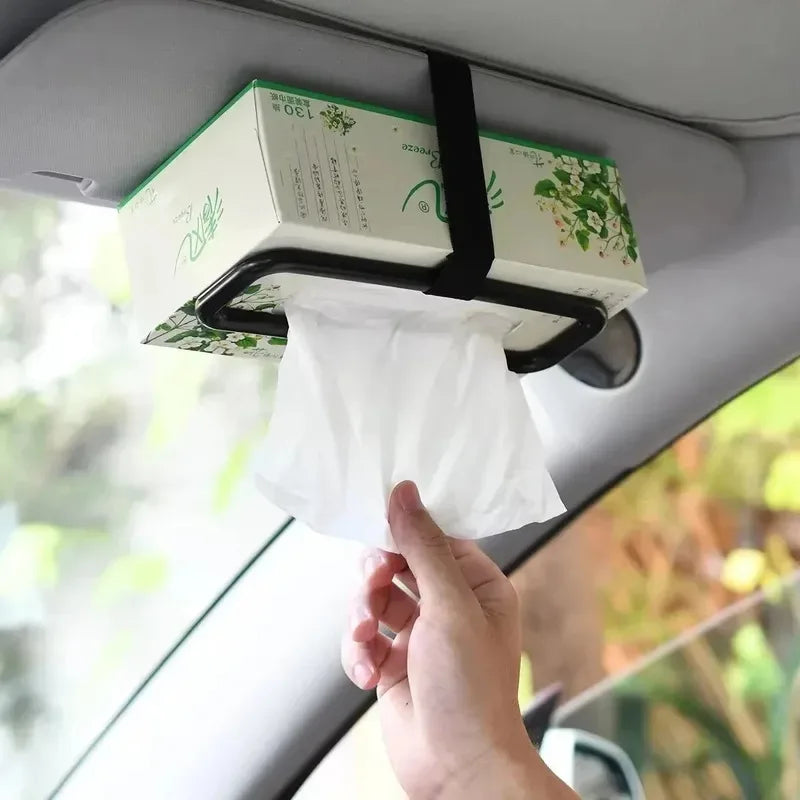 Versatile Car Paper Towel Holder | Convenient Visor Tissue Box