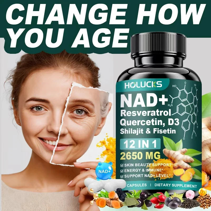 Daily NAD+ Supplement for Energy, Immune & Skin Health