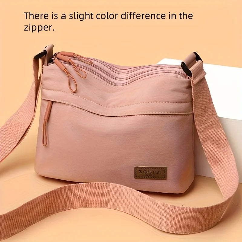 Bolso bandolera de nailon para mujer | Accesorio elegante para el día a día
