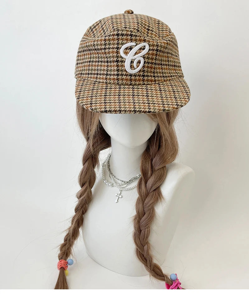 Retro Embroidered Duckbill Caps | Casual Leopard Print Baseball Hat