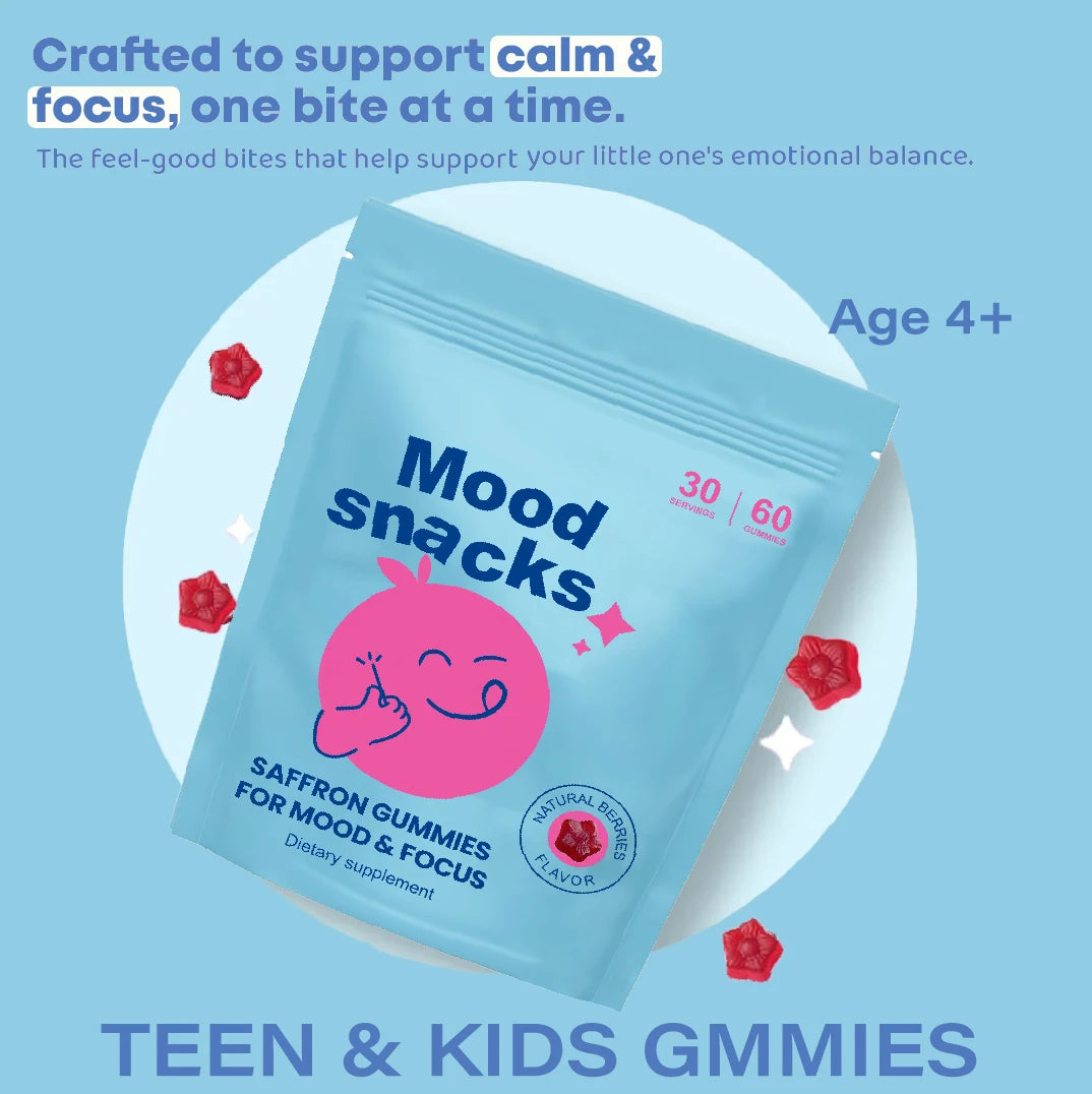 Saffron Gummies for Kids | Brain Support & Focus Boost